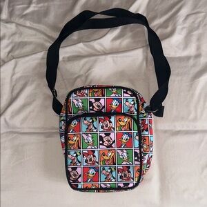 Disney Multicolor Character Print Crossbody Bag